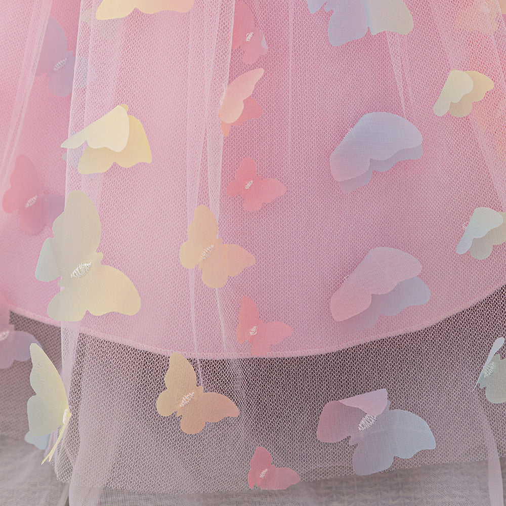 Vestido mariposas Rosa