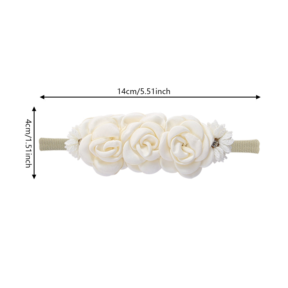 Accesorios La unidad 🌸, Tocado, vincha, blanco, Bautismo, beige