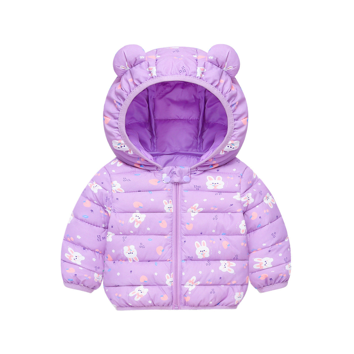 Camperita, campera, rompe viento, lila🐰💟 1042