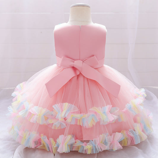 Vestido Rosa, unicornio 1624