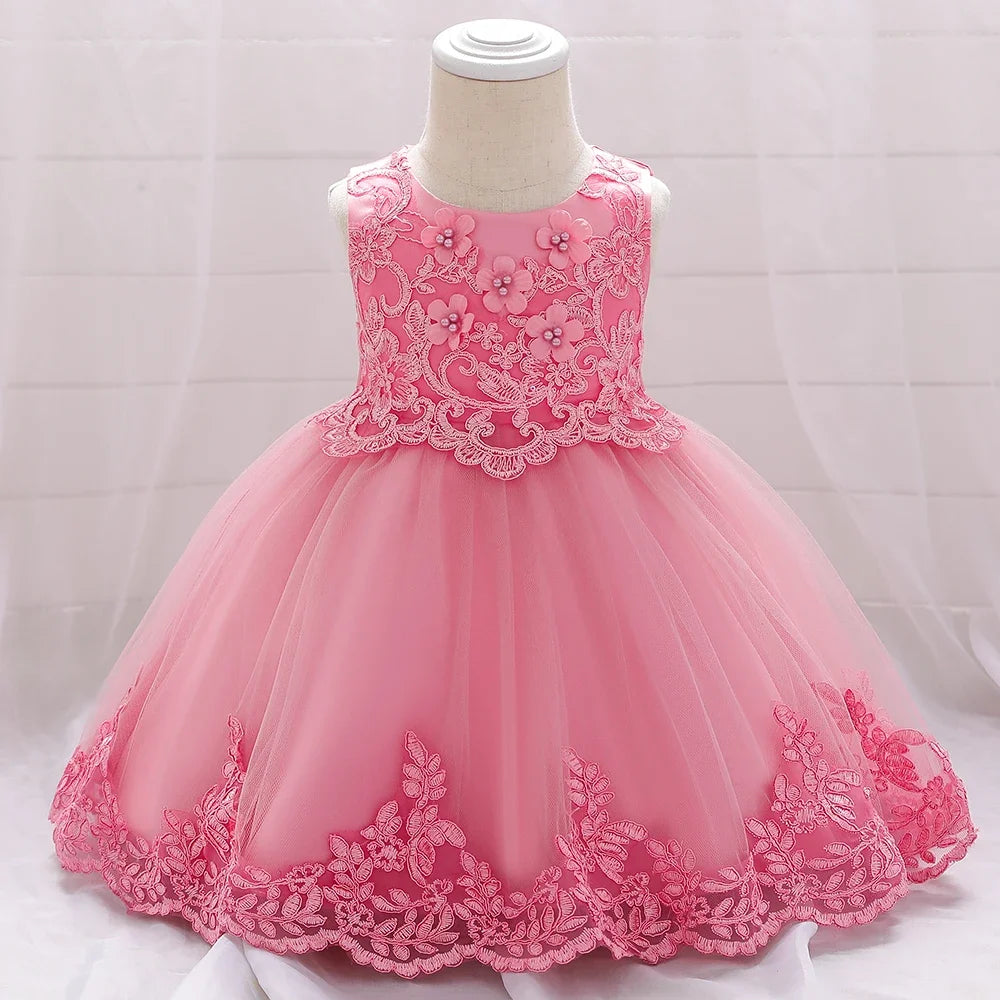 Vestido Rosa Vieja flores