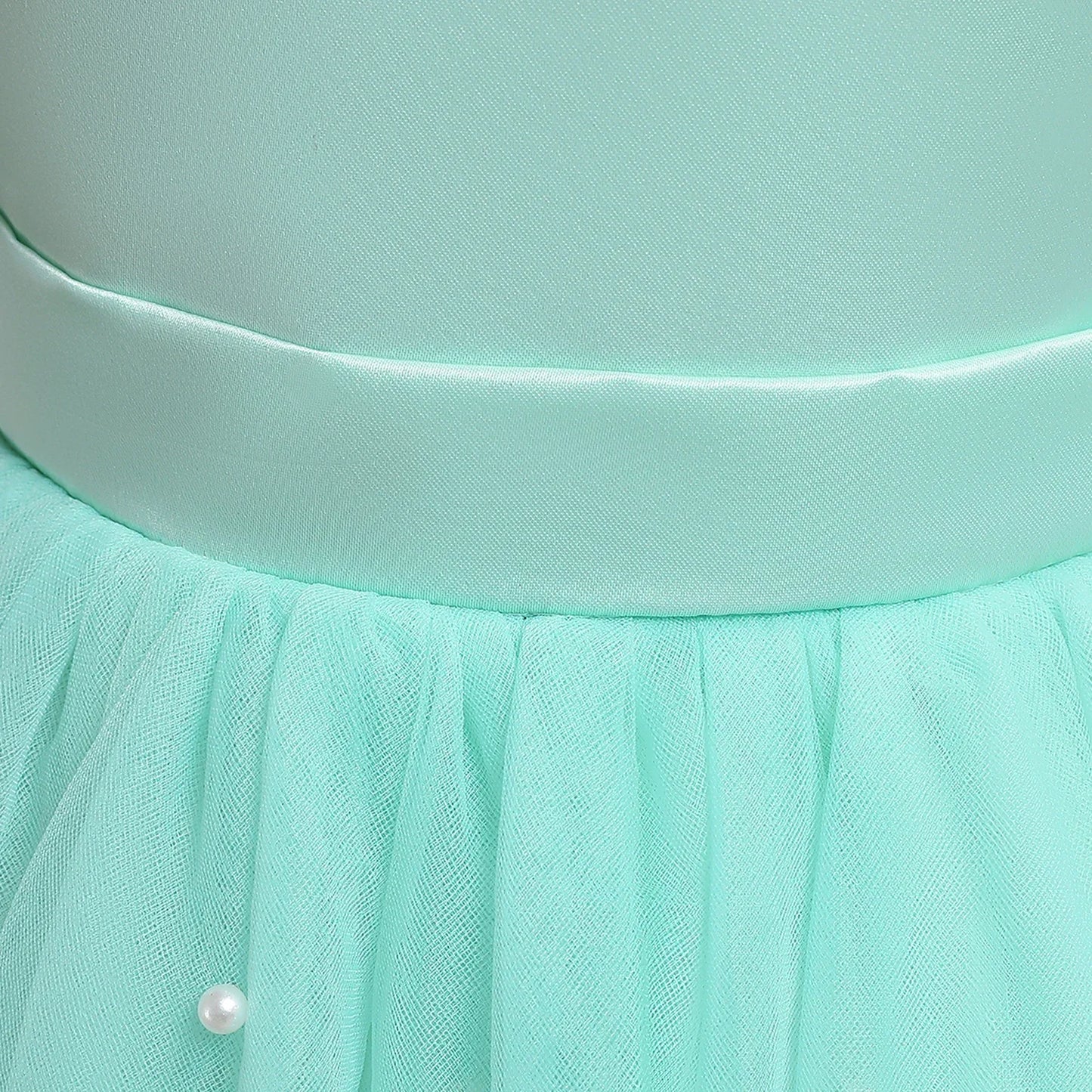 Vestido Verde Agua Elegante