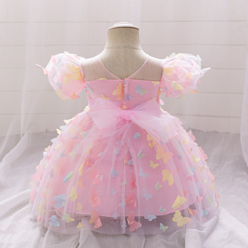 Vestido mariposas Rosa