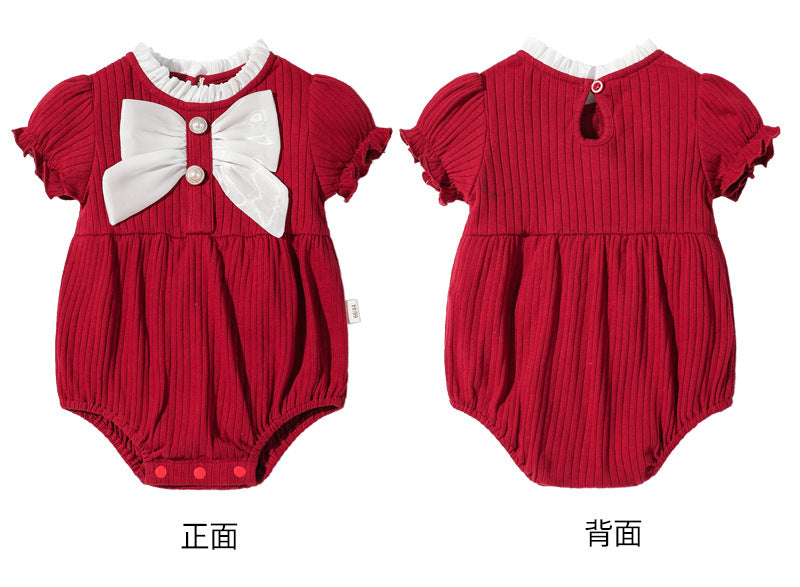 Body Blanco, Rojo oscuro, con moño, sesión precumple,navidad, año nuevo