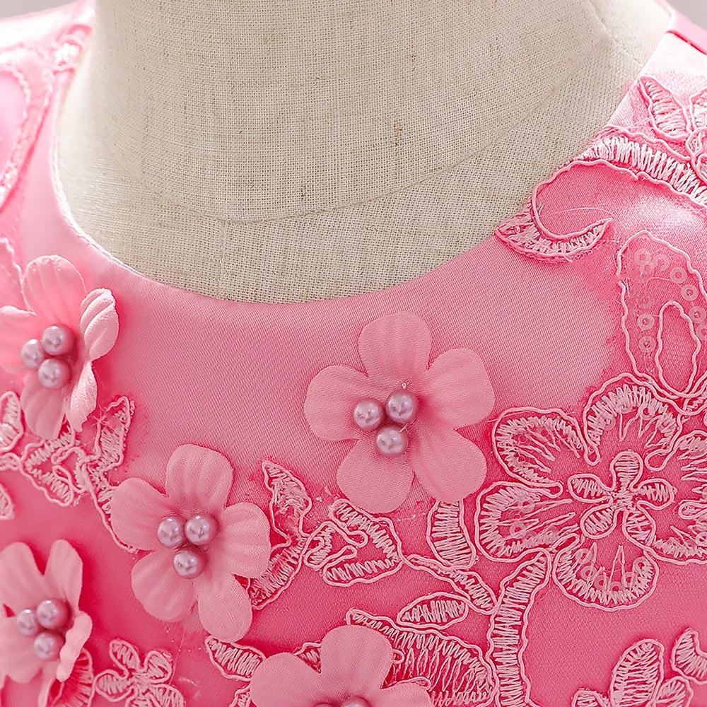 Vestido Rosa Vieja flores