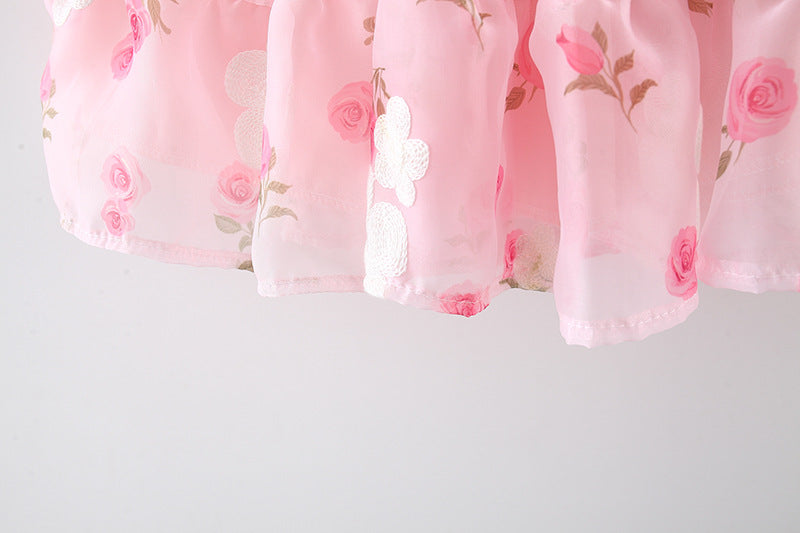 Vestido Rosa Mariposas🌸🦋1202
