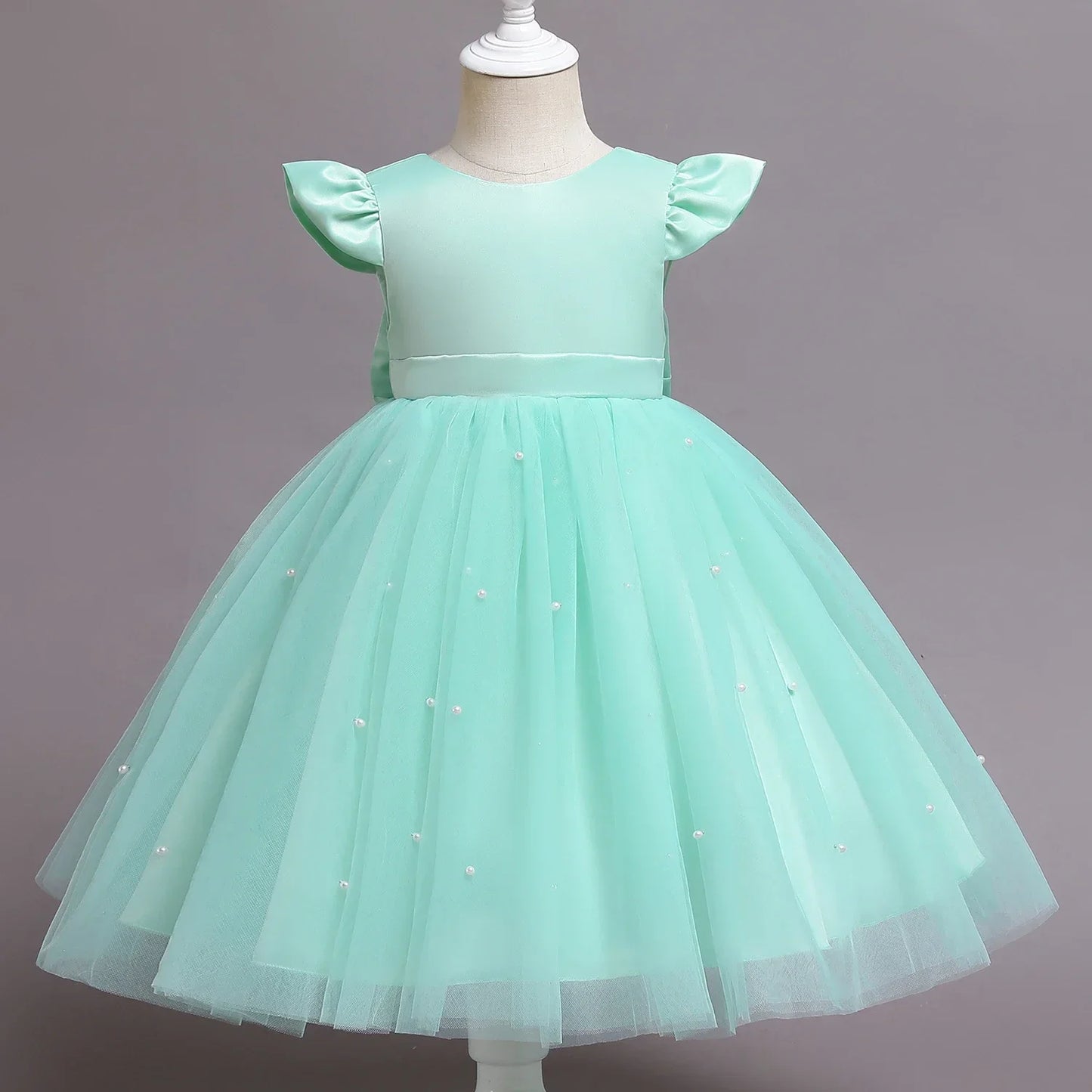 Vestido Verde Agua Elegante
