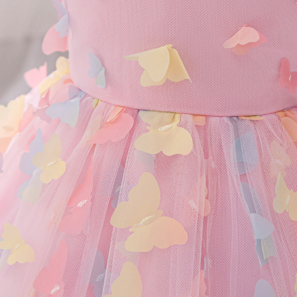Vestido mariposas Rosa