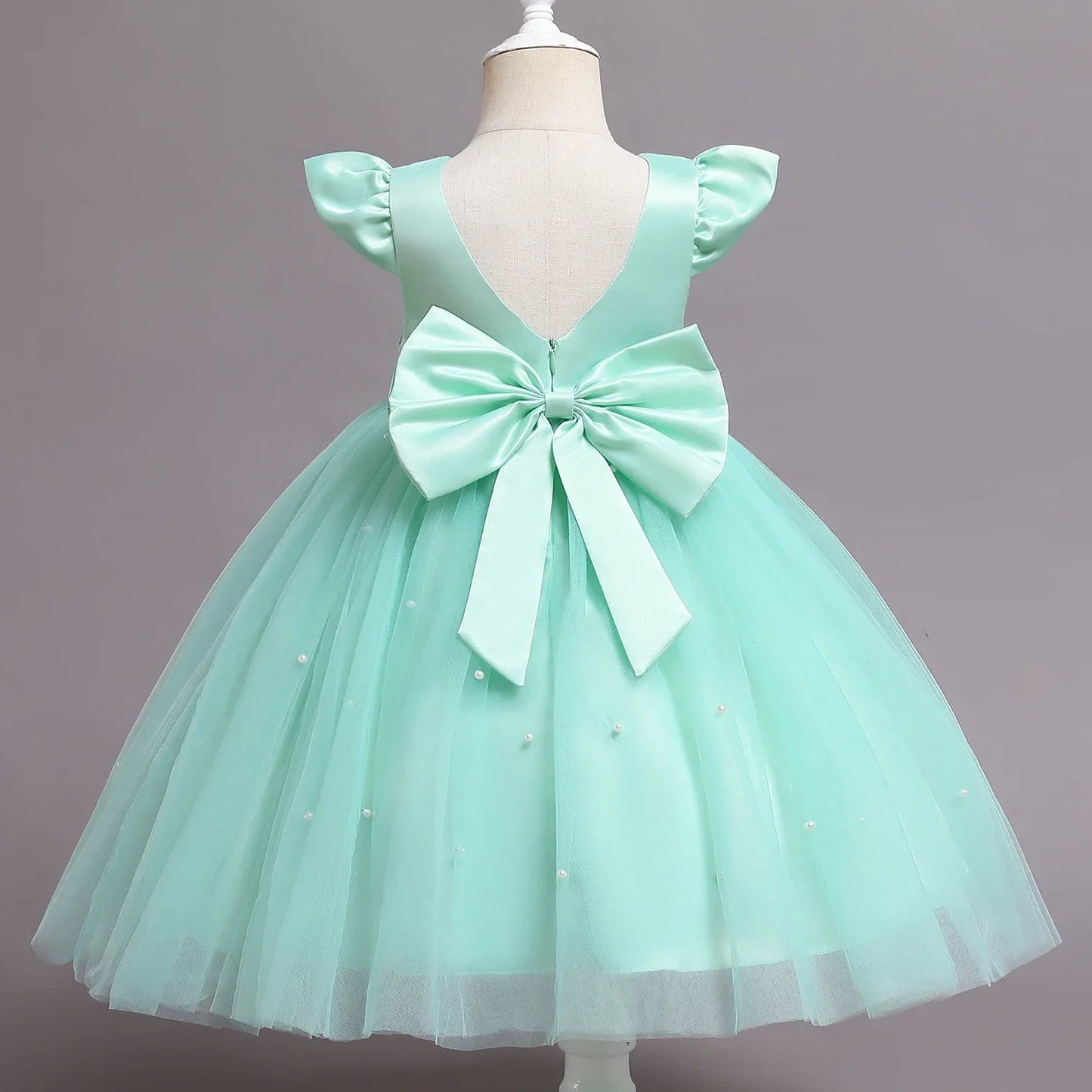 Vestido Verde Agua Elegante
