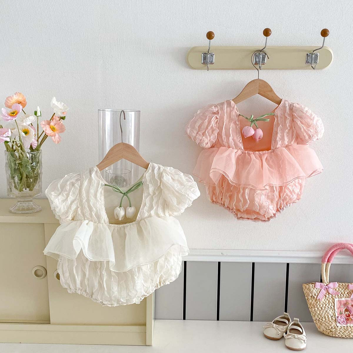 Body, mameluco, rosa, beige, sesión de fotos🎀 1108