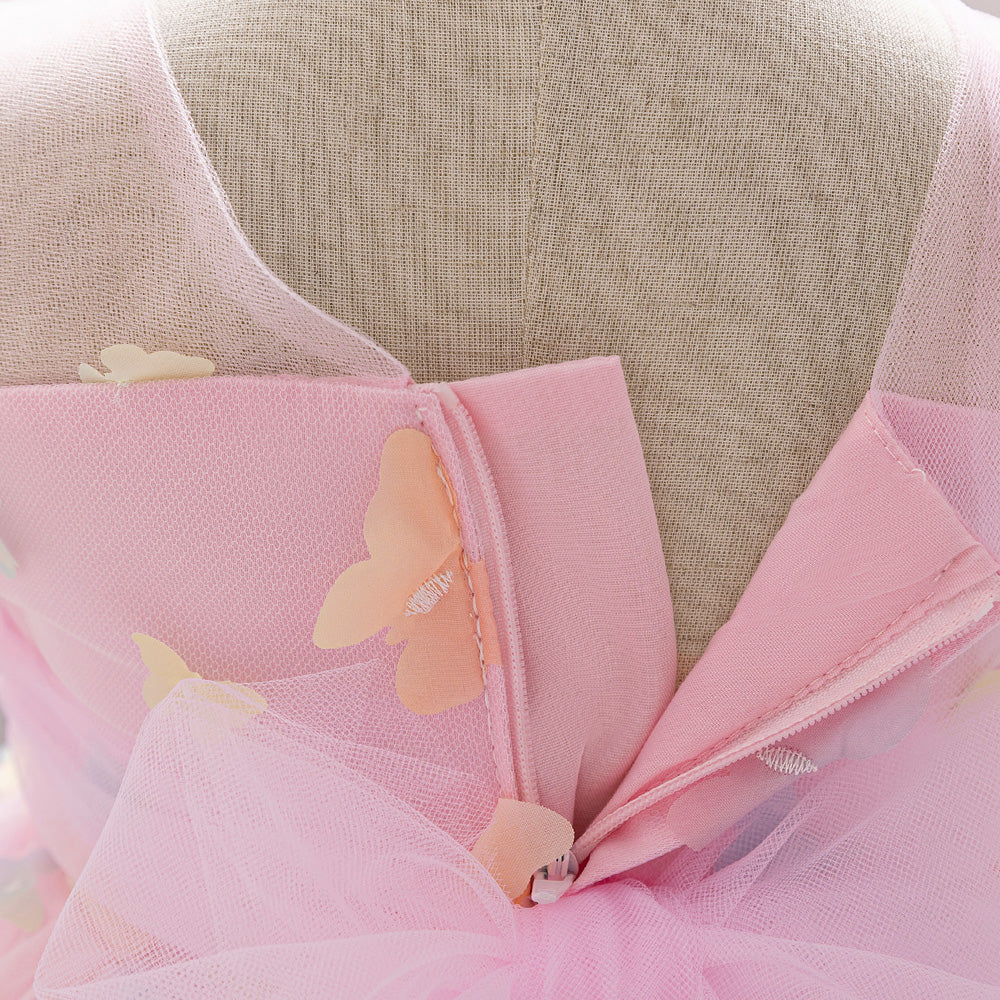Vestido mariposas Rosa