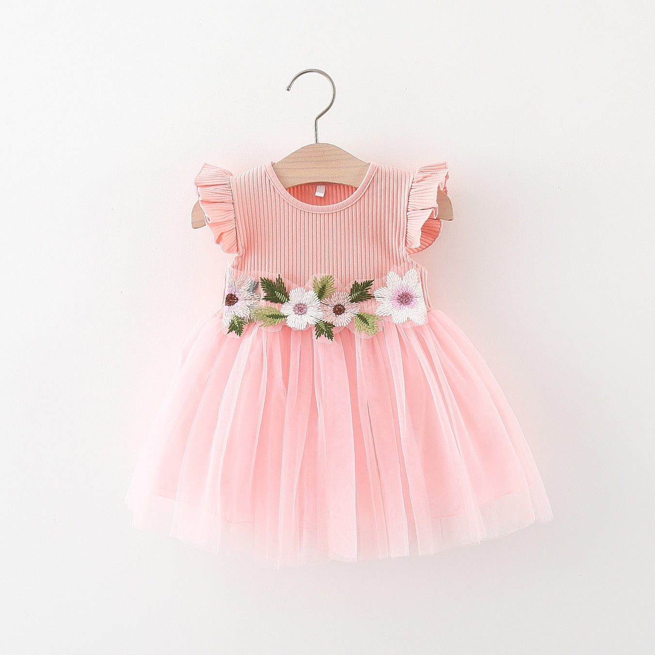 Vestido Rosa flores, bosque encantado🌸1183