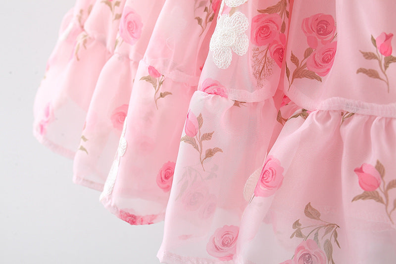 Vestido Rosa Mariposas🌸🦋1202
