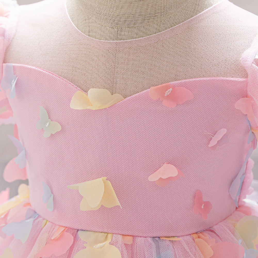 Vestido mariposas Rosa