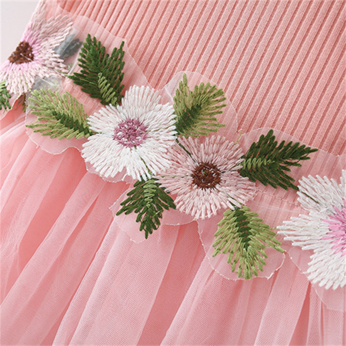 Vestido Rosa flores, bosque encantado🌸1183