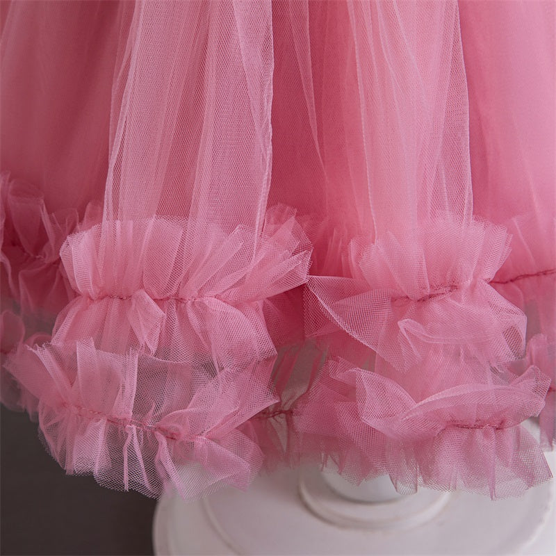 Vestido Rosa Vieja Elegante
