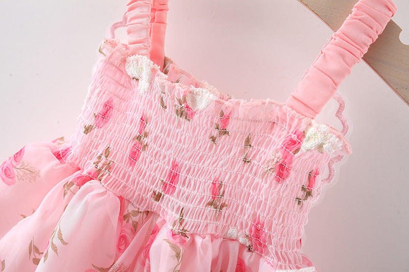 Vestido Rosa Mariposas🌸🦋1202