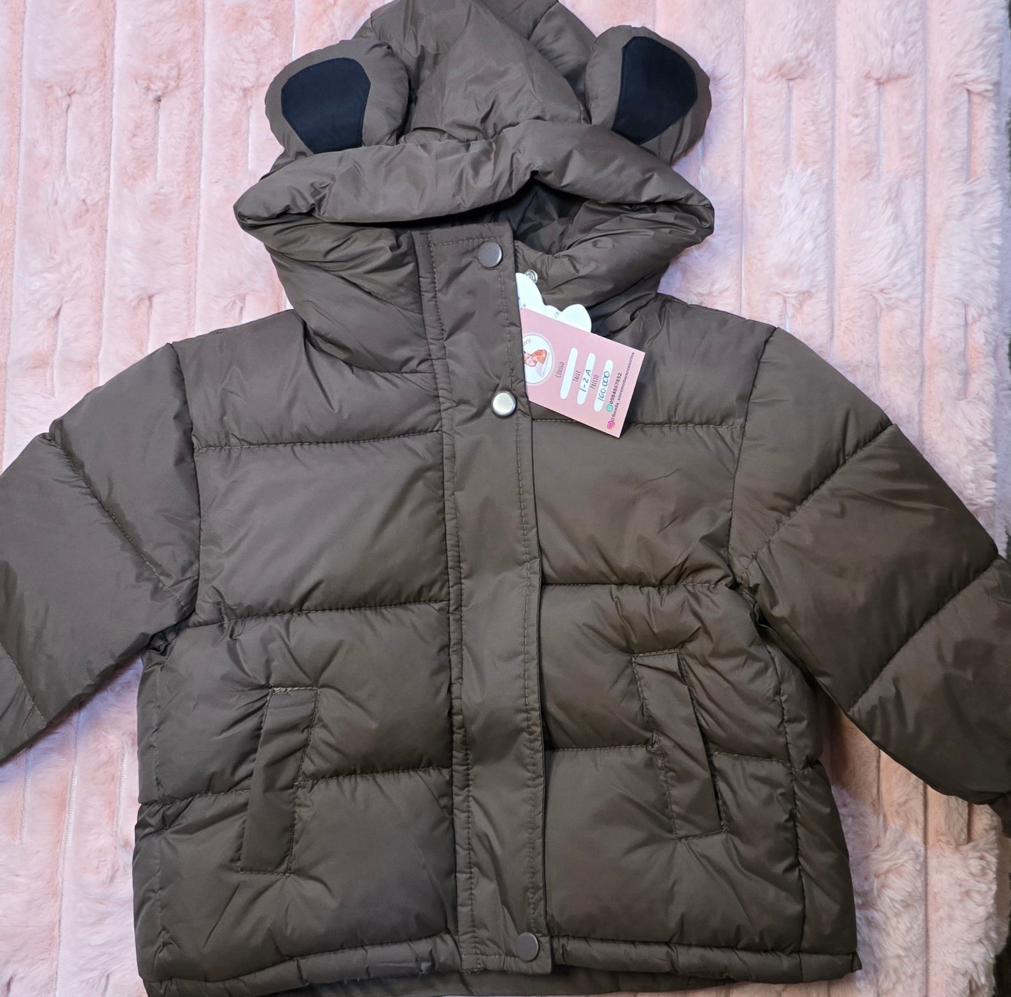 Camperita marrón frizadita🐻🐻1045