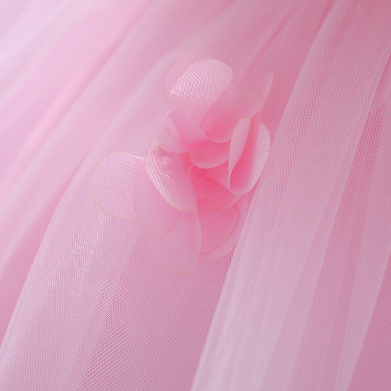 Vestido Mariposas Rosa Elegante