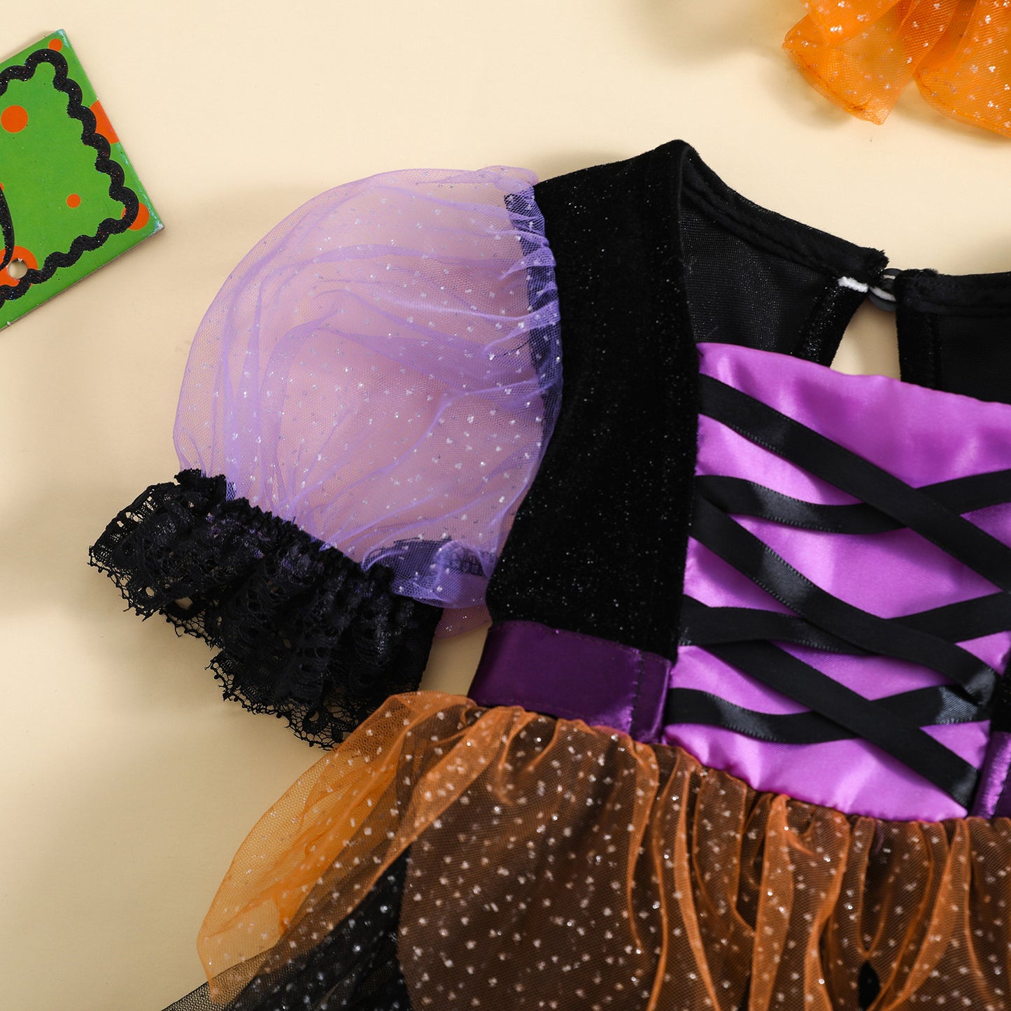 Vestibody más vincha, brujita, Halloween🕷️1336