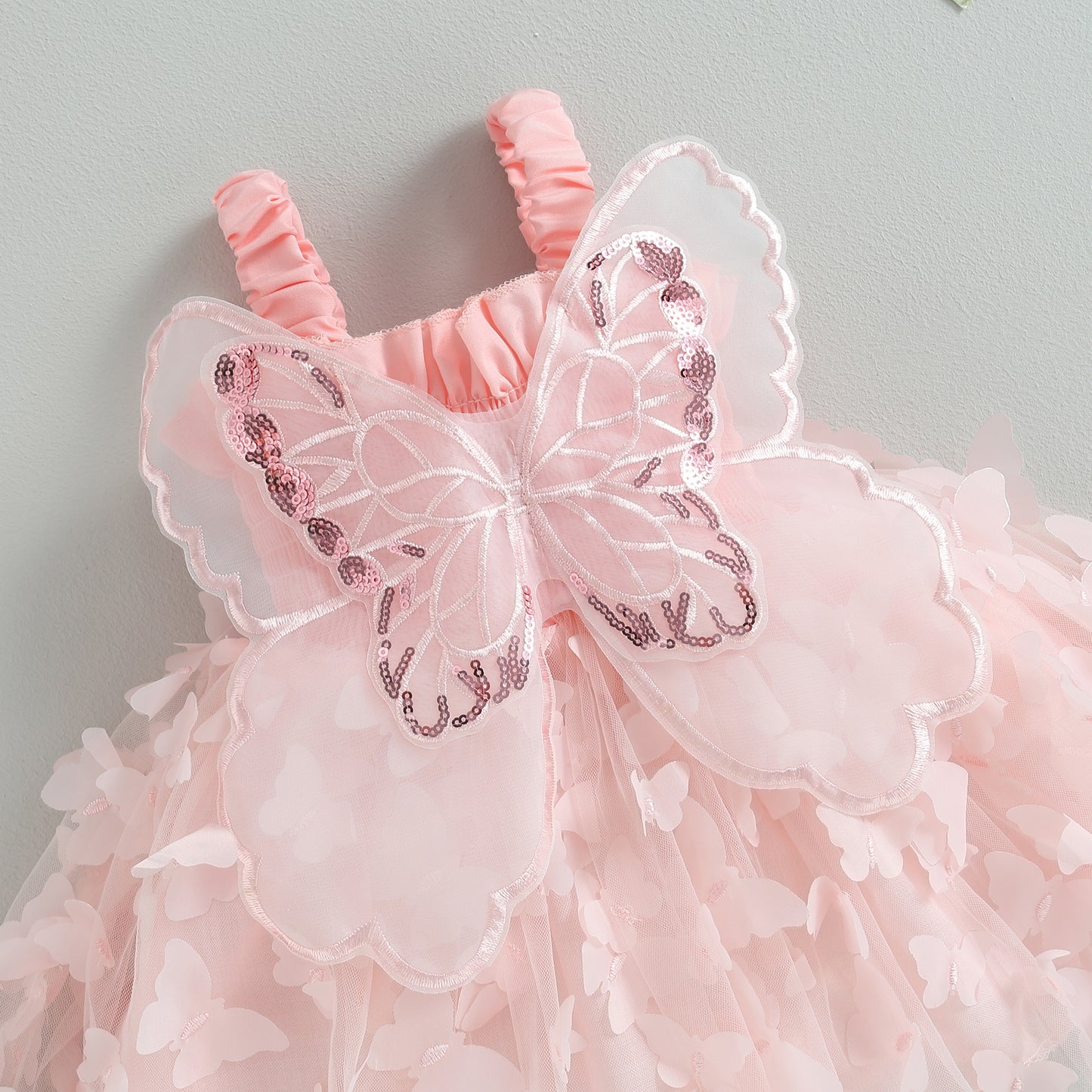 Vestido Rosa Mariposas🌸🦋1203