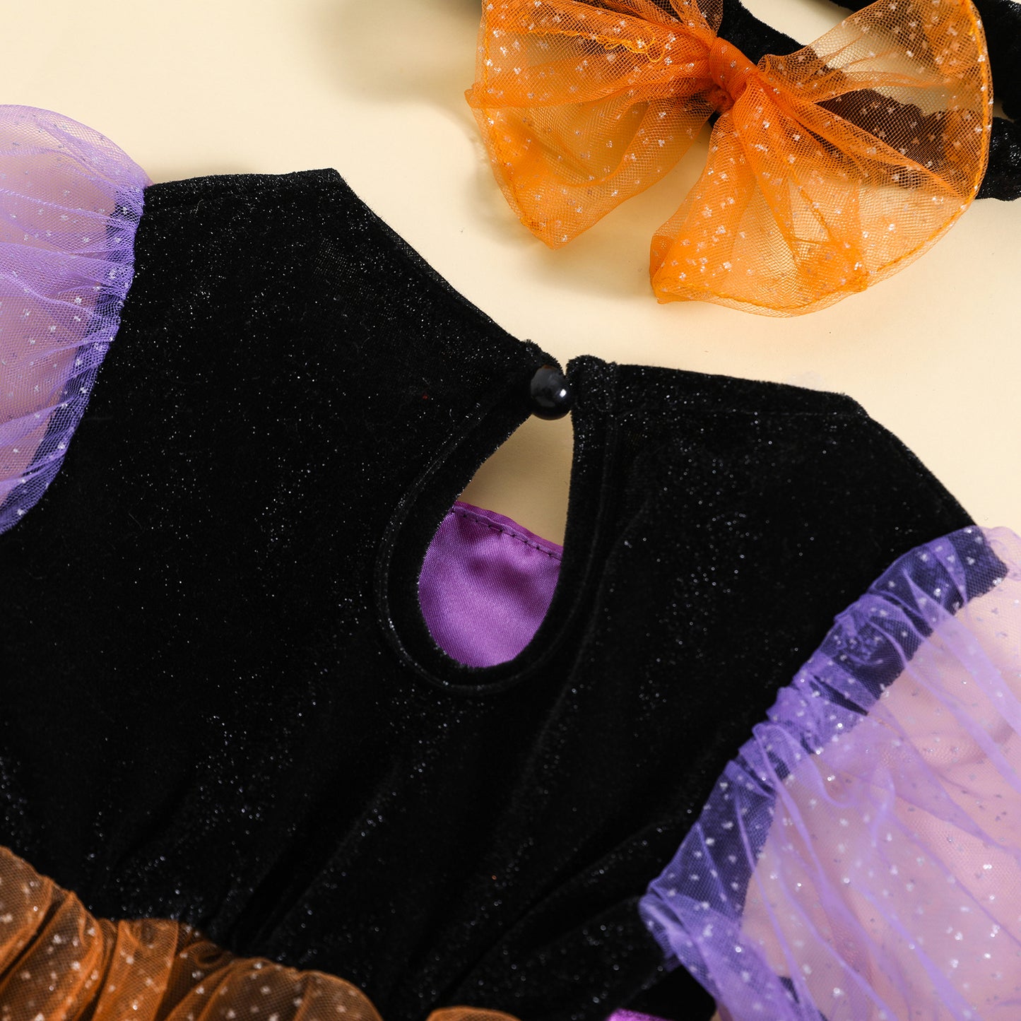 Vestibody más vincha, brujita, Halloween🕷️1336