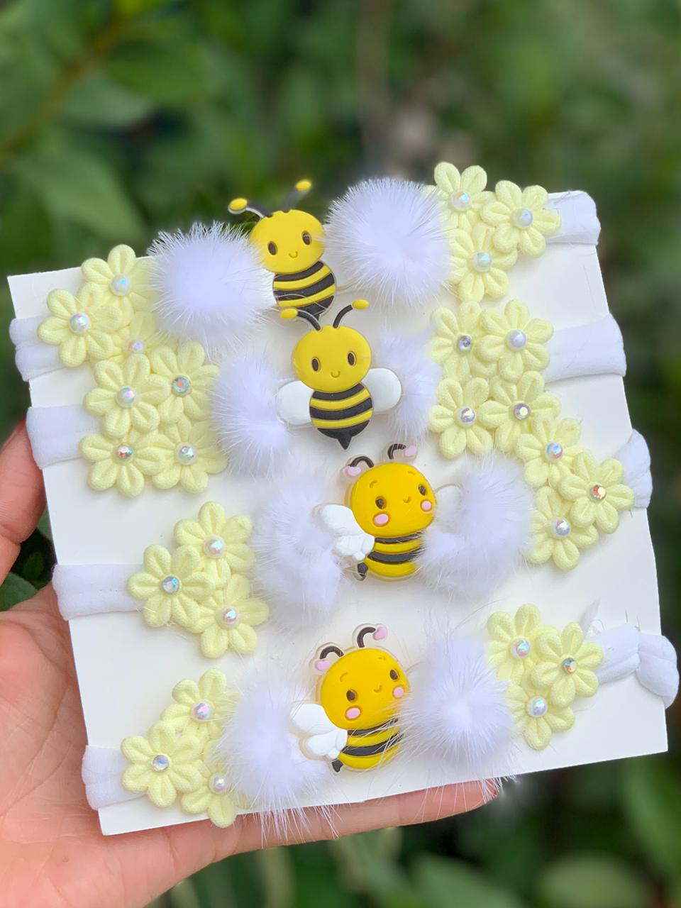 Tocado La unidad🌻🐝, vinchitas, accesorios, abejita🐝