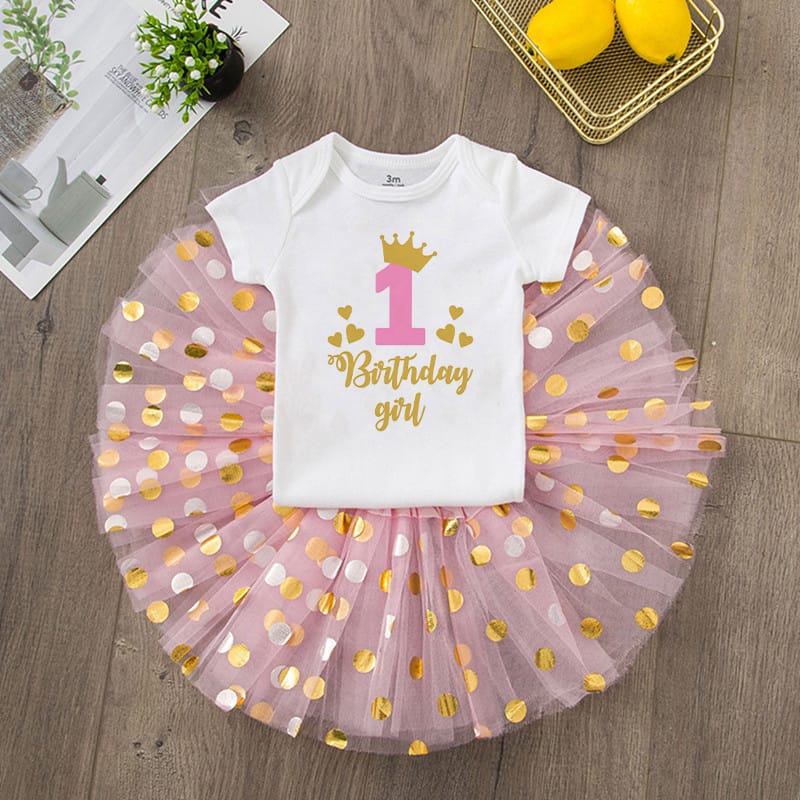 Body con tutu, Rosa, princesa, motas
