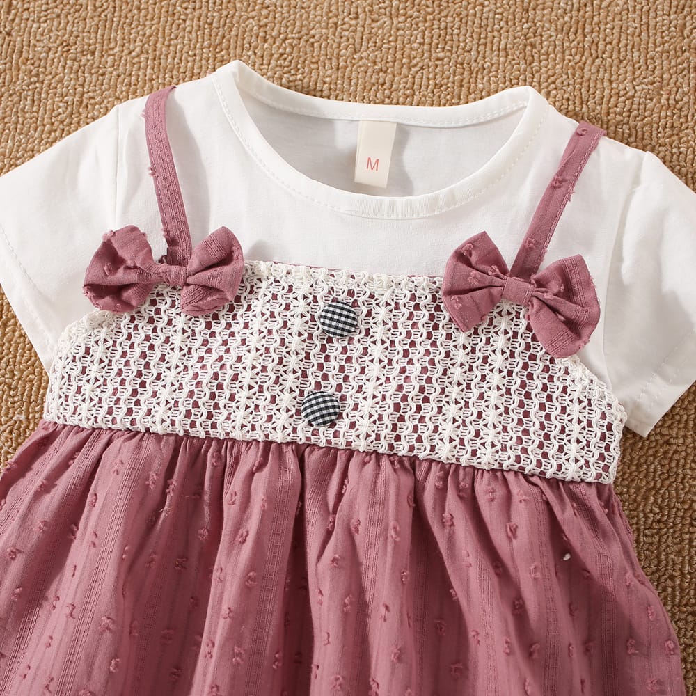 Vestido mangas cortas, verano, violeta, 1090