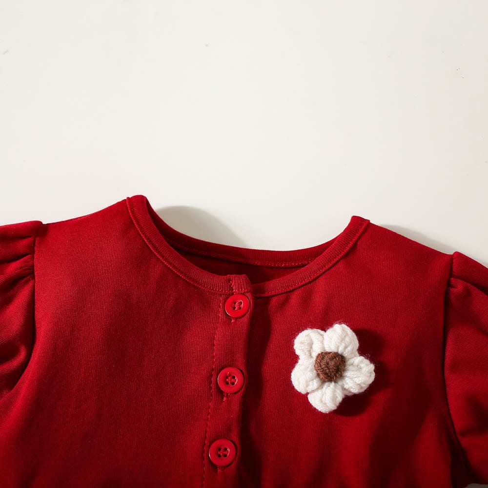 Vestido rojo frutillita🍓
