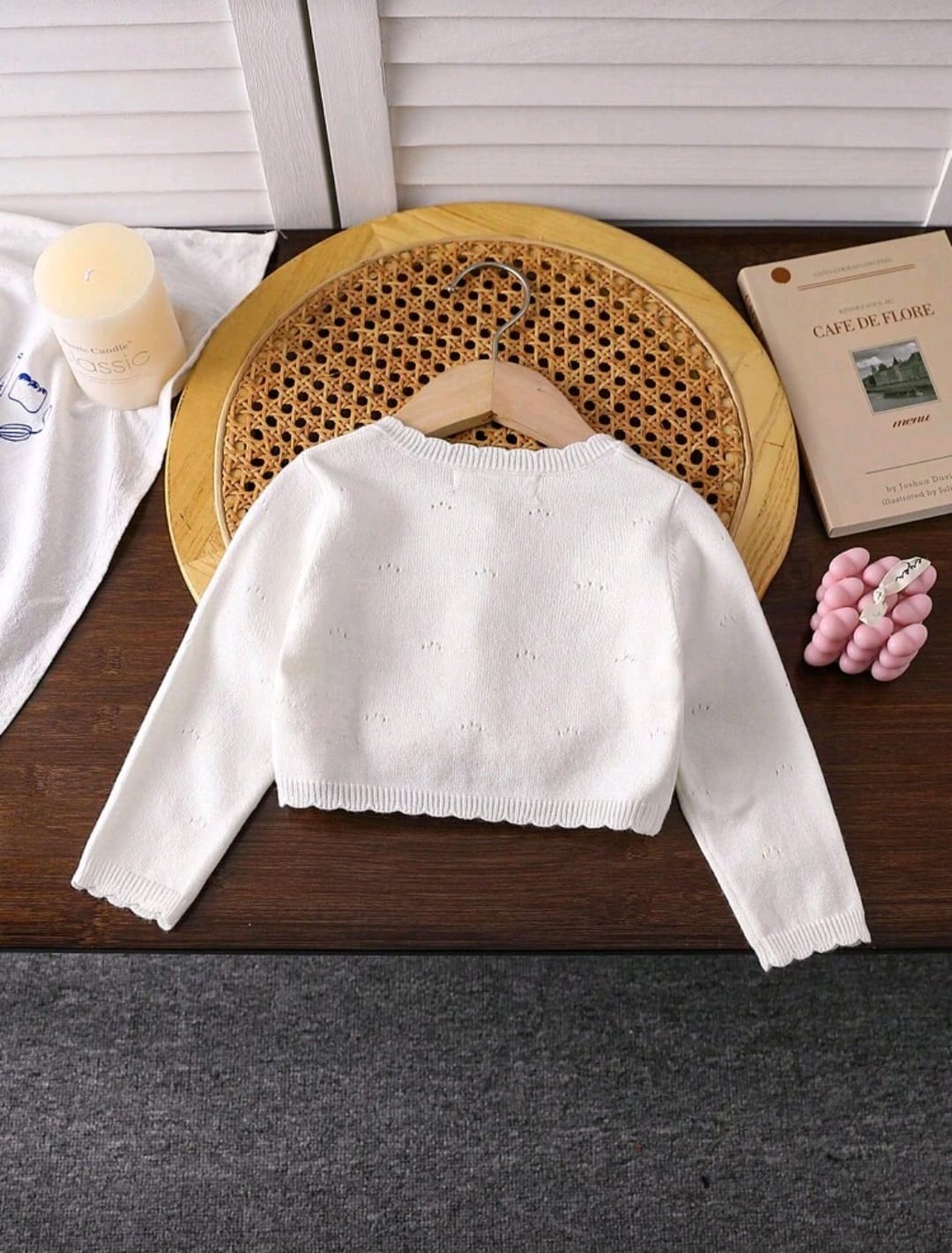 Bolerito, tapadito, abrigo blanco🤍 1462