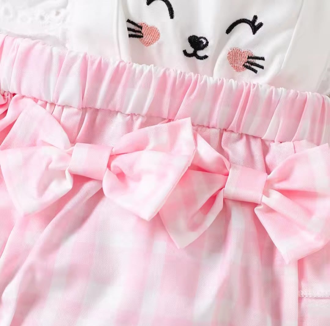 Body más vincha, conejo, pascua🐰2091