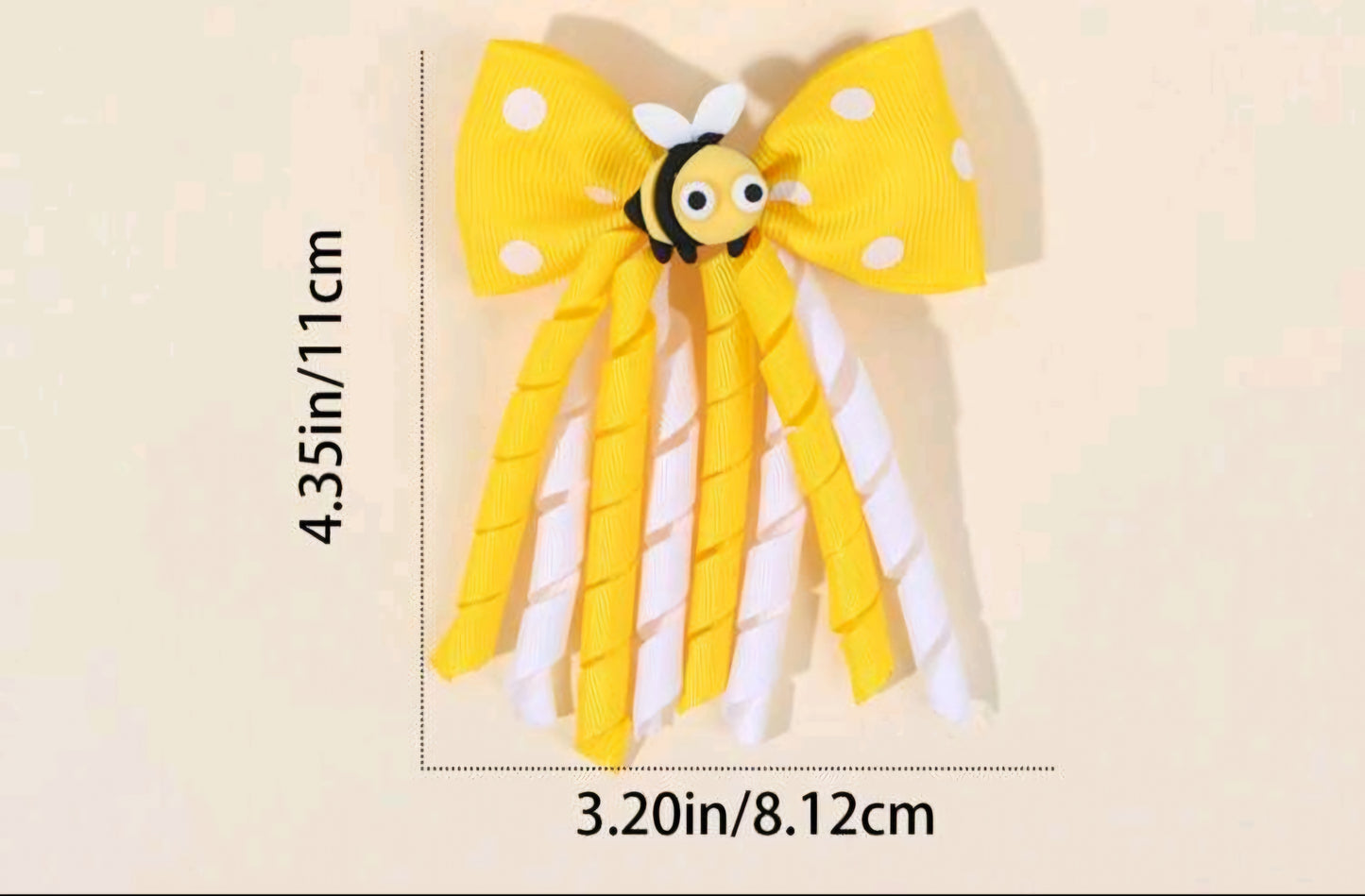 Accesorios abejita la unidad 🌼, hebillitas, hebilla, Amarillo