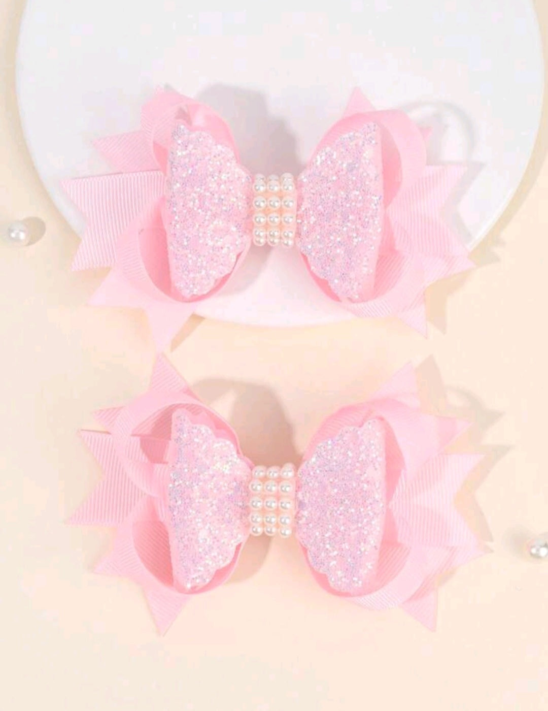 Accesorios la unidad 🎀, hebillitas, hebilla, moño, rosa