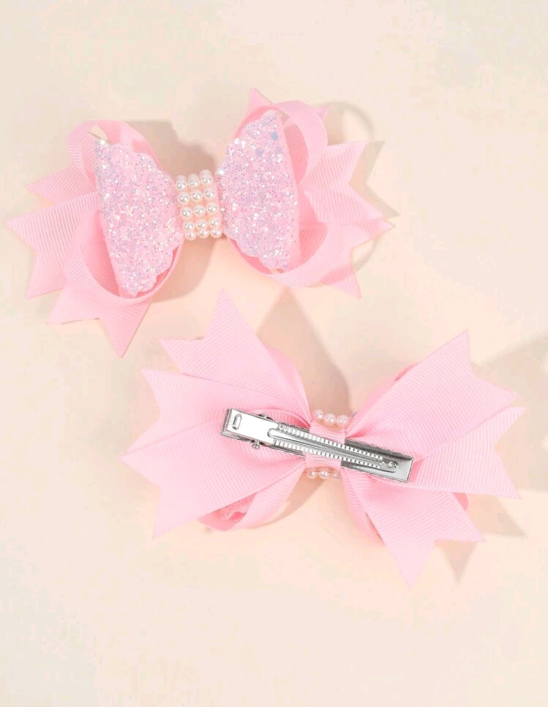 Accesorios la unidad 🎀, hebillitas, hebilla, moño, rosa