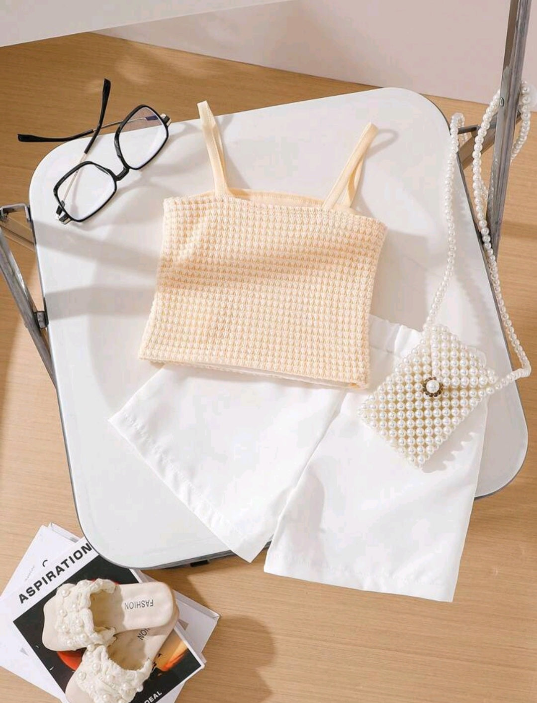 Conjunto short más blusa, margaritas🌸