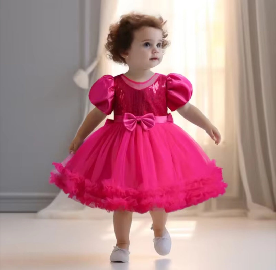 Vestido Fucsia Elegante