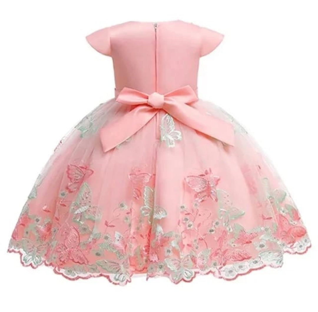 Vestido Rosa Mariposas