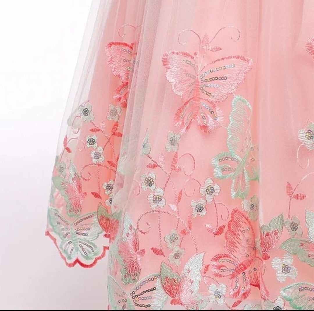 Vestido Rosa Mariposas