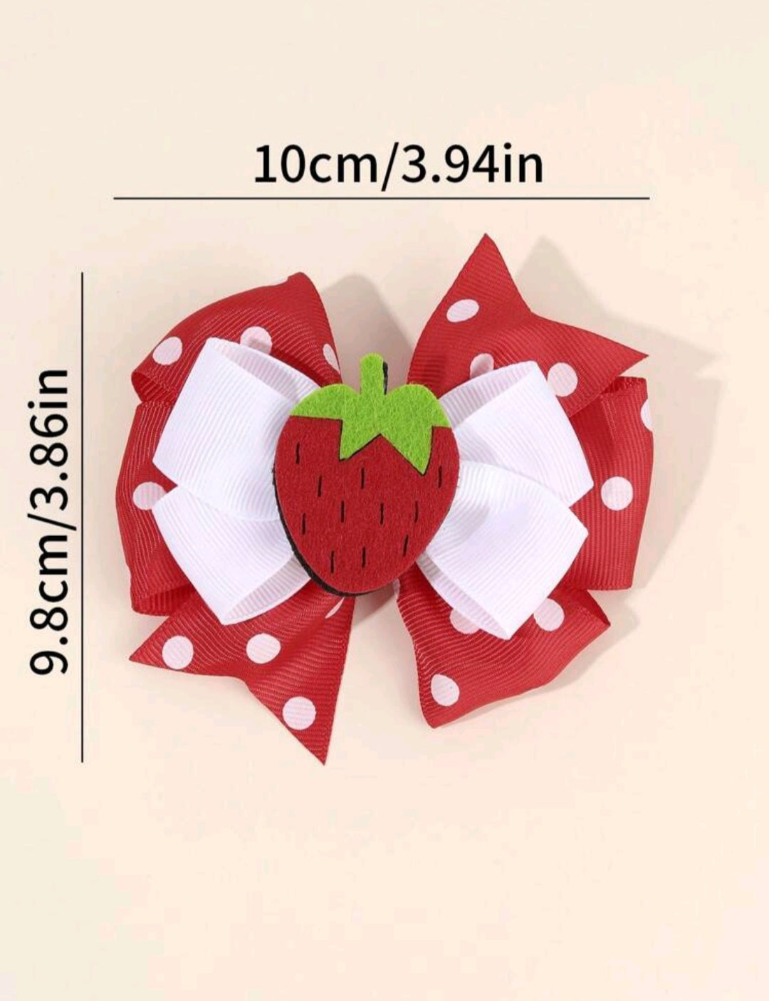 Accesorios, Rojo, frutilla, navidad, hebillitas
