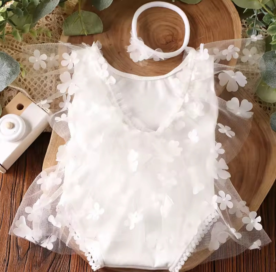 Conjunto vestibody más vincha RN a 2 meses