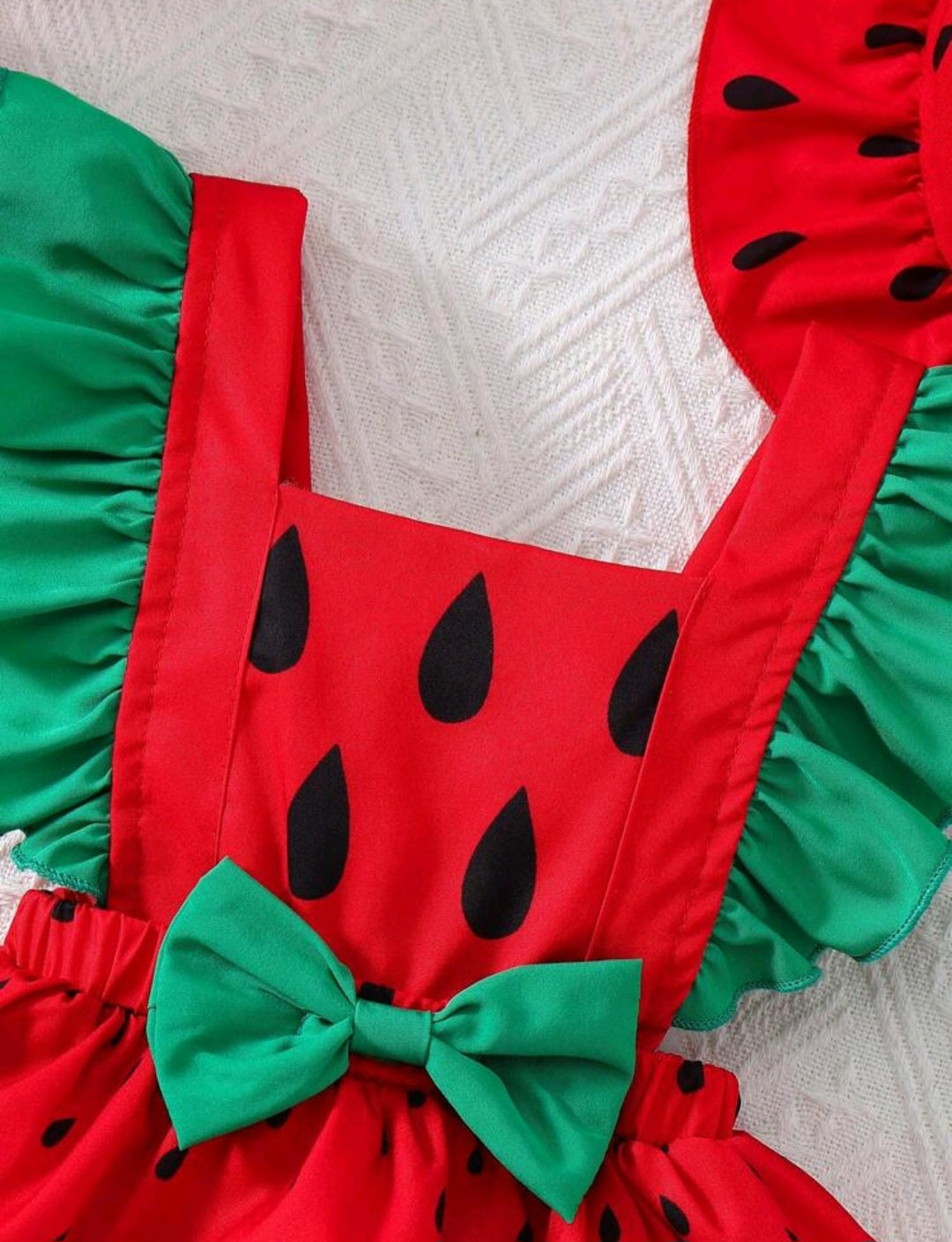 Conjunto vestibody más sombrerito sandía🍉