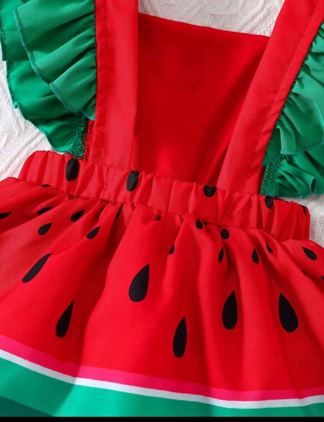 Conjunto vestibody más sombrerito sandía🍉