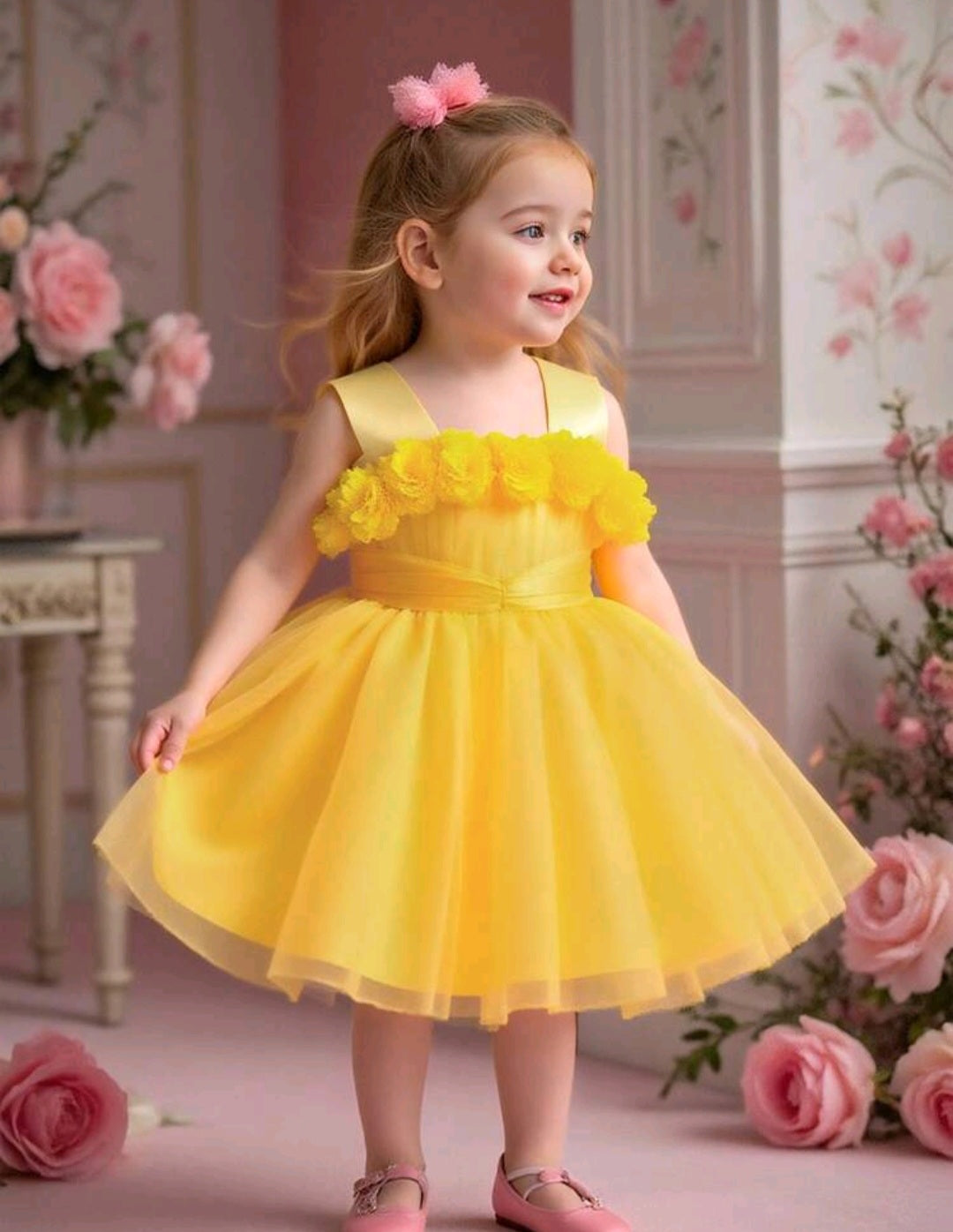 Vestido Amarillo, princesa, abejita 🐝🌼 1062