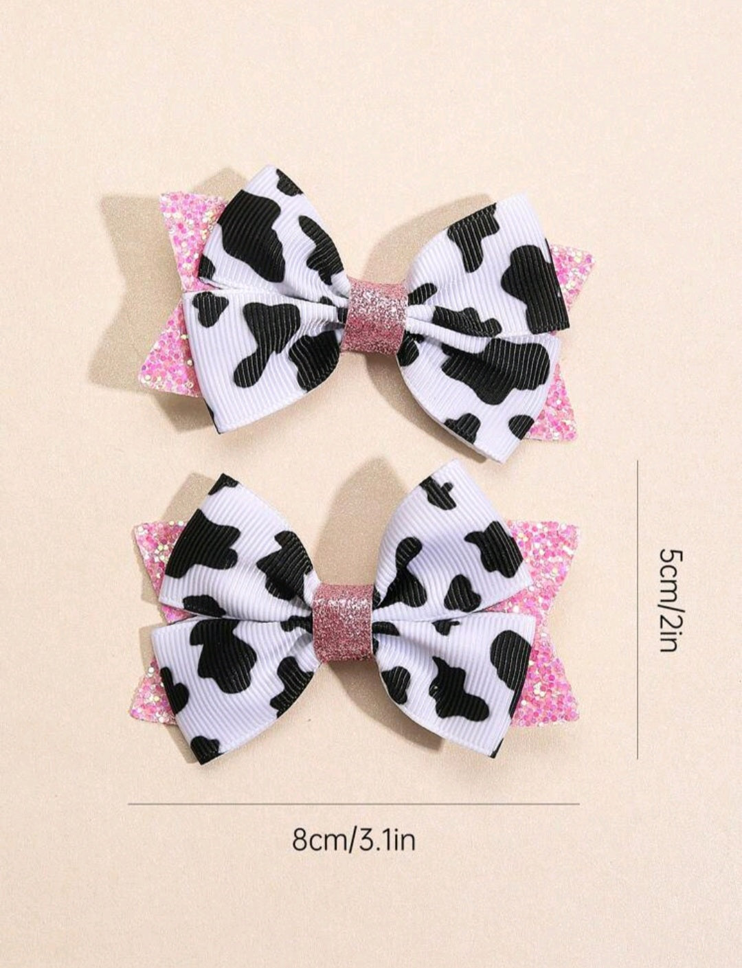 Hebillitas el par, accesorios vaca lola,granja 🐮1083