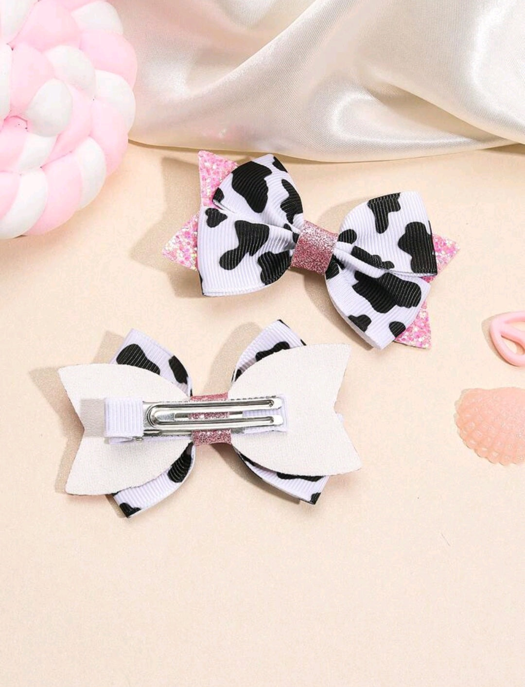 Hebillitas el par, accesorios vaca lola,granja 🐮1083
