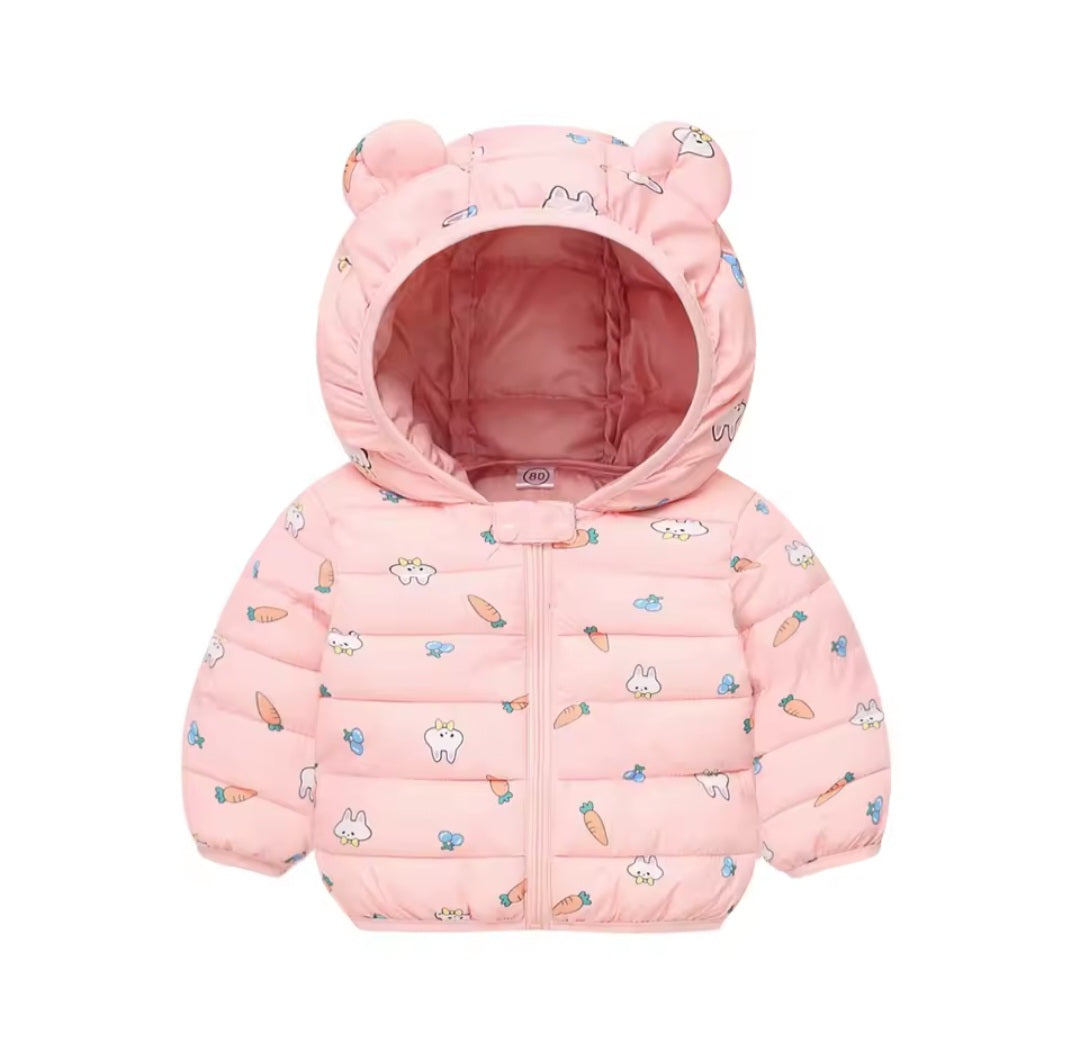 Camperita, campera, rompe viento rosa🐰💗 1041
