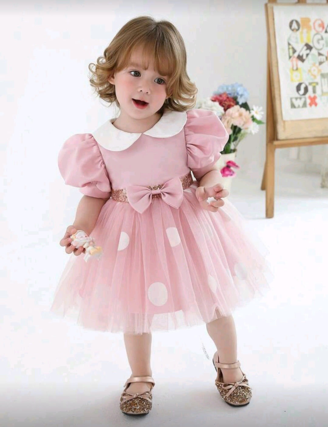 Vestido Minnie, manga princesa🌸 1311