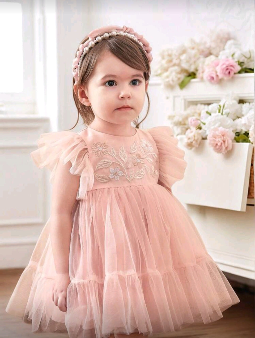 Vestido Rosita, flores, bosque encantado🌸 1309