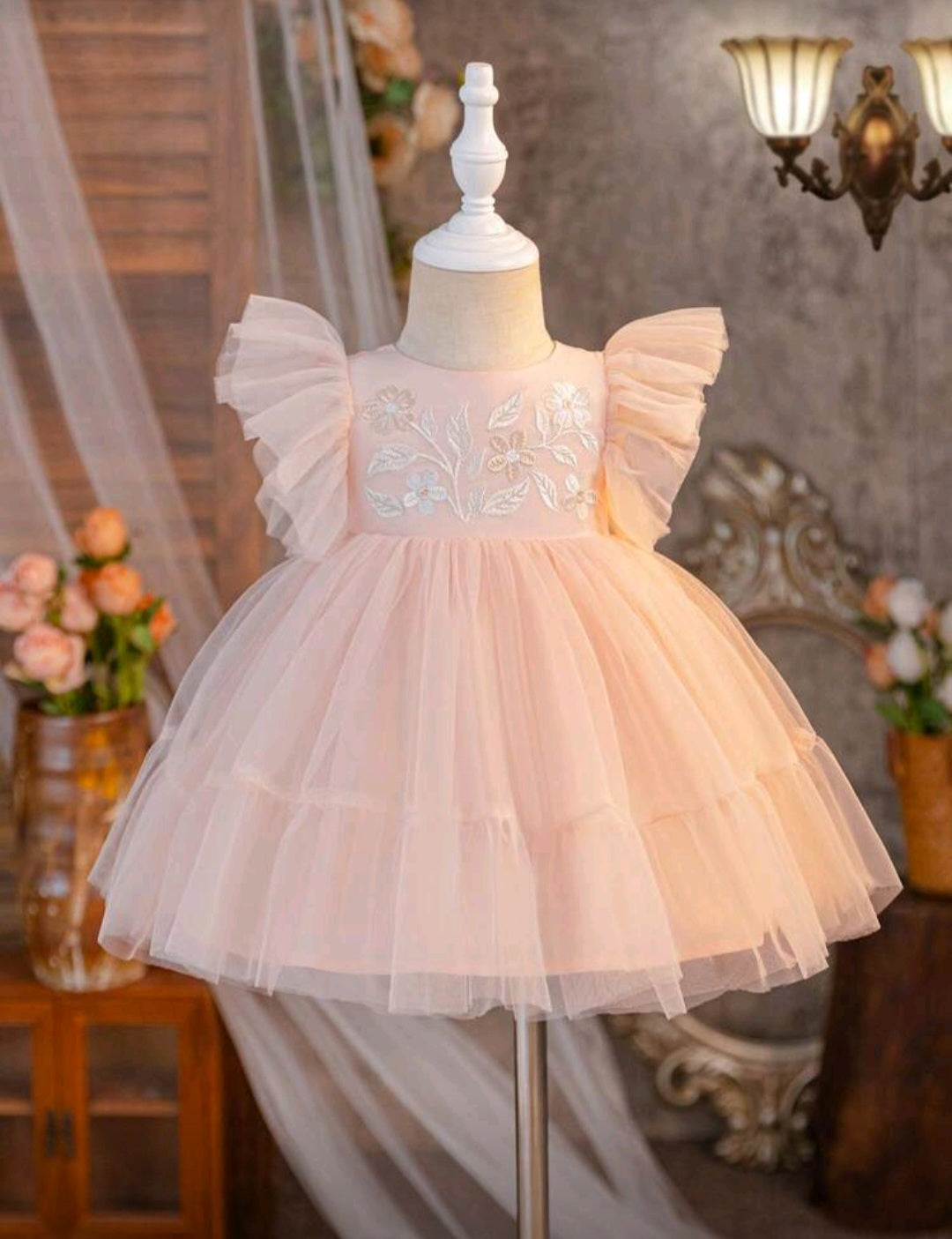 Vestido Rosita, flores, bosque encantado🌸 1309